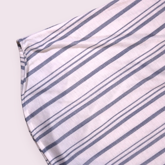 Eden & Olivia Anthropologie V Neck Stripped Pull Over Shirt Womens Size Small - Picture 4 of 8